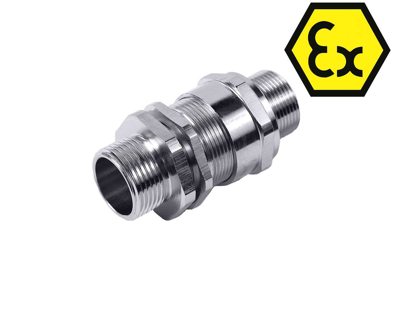 CABLE ENTRIES FOR LAYING CABLE IN A PIPE WITH EXTERNAL THREAD