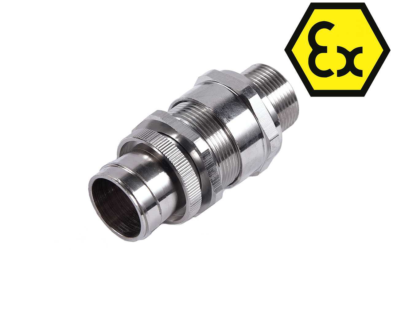 CABLE ENTRY FOR CABLE IN METAL HOSE